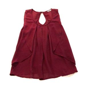 Cranberry blouse